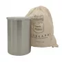Airscape® Nerūsējošā tērauda aromāta tvertne, vidēja, matēts sudrabs