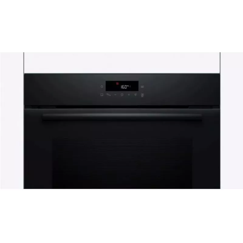 BOSCH HBG571EB4 Iebūvējamā cepeškrāsns, melna, 71 L, pirolītiskā pašattīrīšanās, 7 sildīšanas metodes