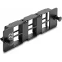 Delock Adapter Panel for Keystone Modules 6 Port Black 19 inch HD Patch Panel 67508