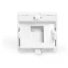 DIGITUS Keystone moduļa turētājs, 1 ports, 45x45 mm, tīri balts (RAL 9010) DN-93802-5-SH