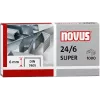 NOVUS 040-0026 Skavas 24/6 DIN Super, 1000 gab., cinkots tērauds