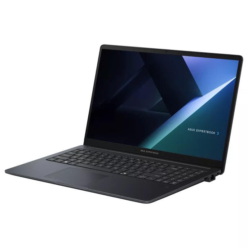 ASUS ExpertBook B1 B1503CVA-S79180 15,6 collu Full HD IPS klēpjdators, Intel Core 7 150U, 16GB DDR5, 256GB SSD, FreeDOS, vācu tastatūra, Star Black