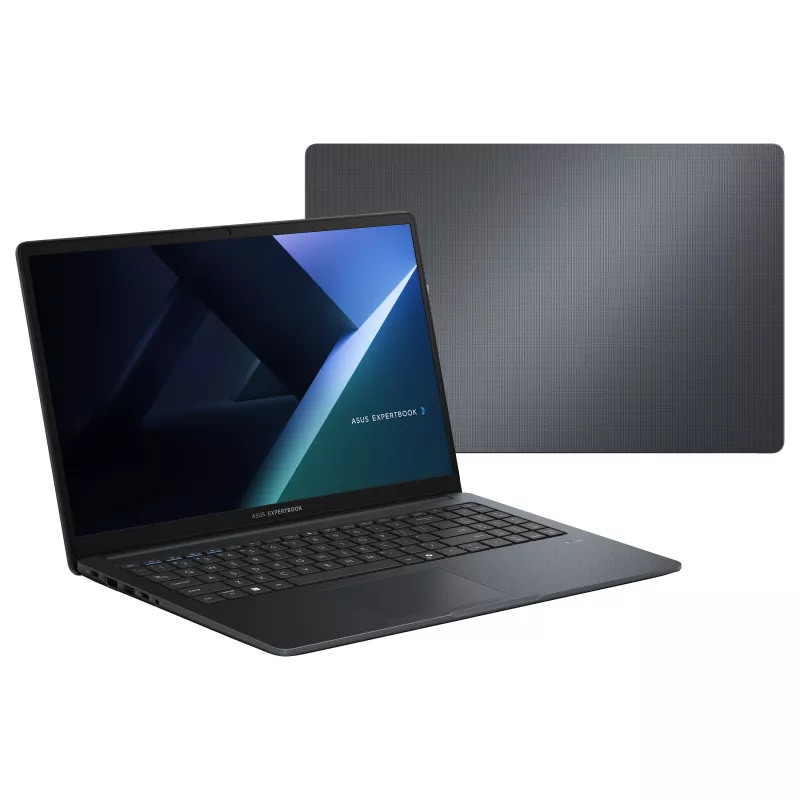 ASUS ExpertBook B1 B1503CVA-S79180 15,6 collu Full HD IPS klēpjdators, Intel Core 7 150U, 16GB DDR5, 256GB SSD, FreeDOS, vācu tastatūra, Star Black