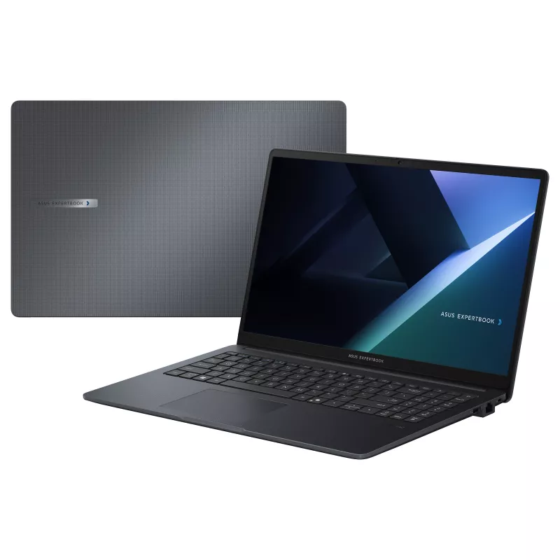 ASUS ExpertBook B1 B1503CVA-S79180 15,6 collu Full HD IPS klēpjdators, Intel Core 7 150U, 16GB DDR5, 256GB SSD, FreeDOS, vācu tastatūra, Star Black