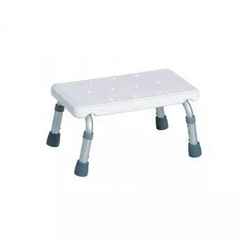 ANTAR Bath Step AT51128 - Neslīdošs dušas pakāpiens, 100 mm augstums, balts/pelēks
