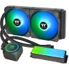Thermaltake Floe RC 240 All-in-One šķidruma CPU dzesētājs ar integrētu RAM ūdens bloku, 240mm radiators, 2x 120mm ARGB PWM ventilatori, Intel/AMD