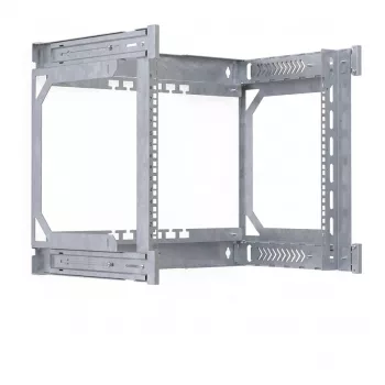 EFB Elektronik Aizmugures rāmis X-Rack sienas korpusam 400-600mm 9U 600x500mm cinkots (WGX-BF09)