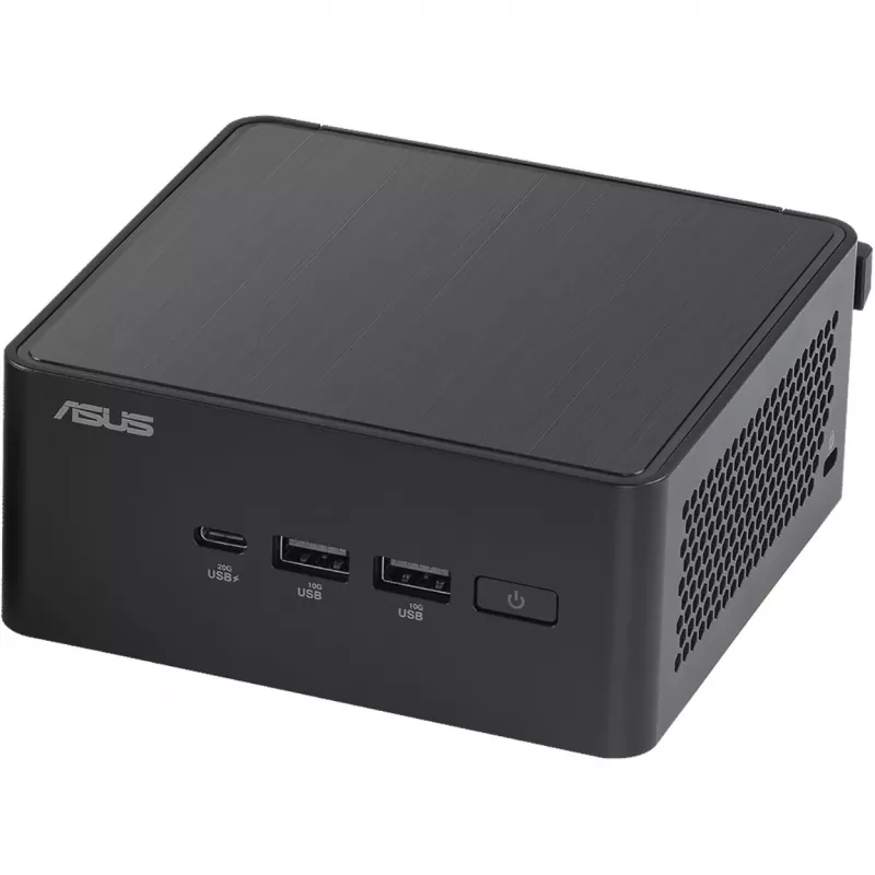 ASUS NUC 14 Pro RNUC14RVHI300003I Mini PC Barebone, Intel Core 3 100U, 2x DDR5 SODIMM, 2x M.2 PCIe Gen4, Wi-Fi 6E, Bluetooth 5.3, 2.5GbE, 2x HDMI 2.1, 2x Thunderbolt 4, Melns