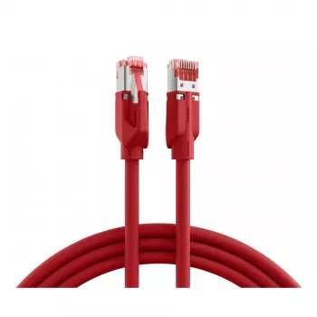 EFB-Elektronik RJ45 Patch Cable Cat.6A S/FTP LSZH Draka UC900 TM21 Red 0.25m