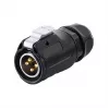 Good Connections Industrial Connector S1 - Power 4-Pin M20 Male Plug with Click-Lock, Solder Termination, IP65/66