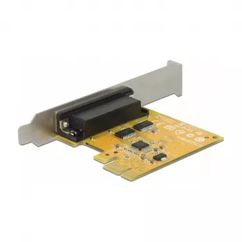 Delock PCI Express x1 karte ar 2 x seriālajiem RS-232 portiem, ātrdarbīga 921K, ESD un pārsprieguma aizsardzība