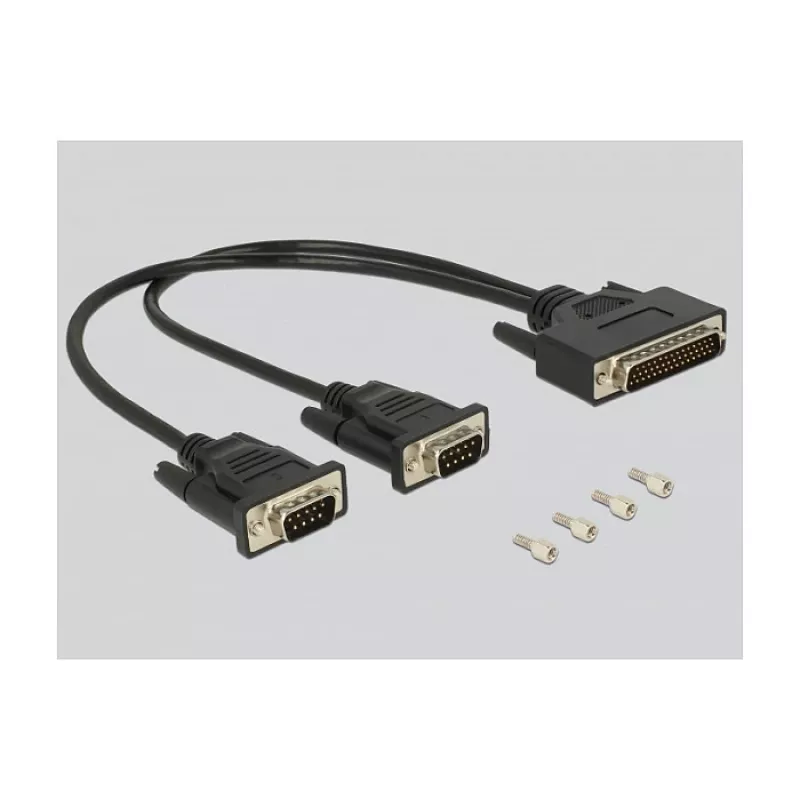 Delock PCI Express x1 karte ar 2 x seriālajiem RS-232 portiem, ātrdarbīga 921K, ESD un pārsprieguma aizsardzība