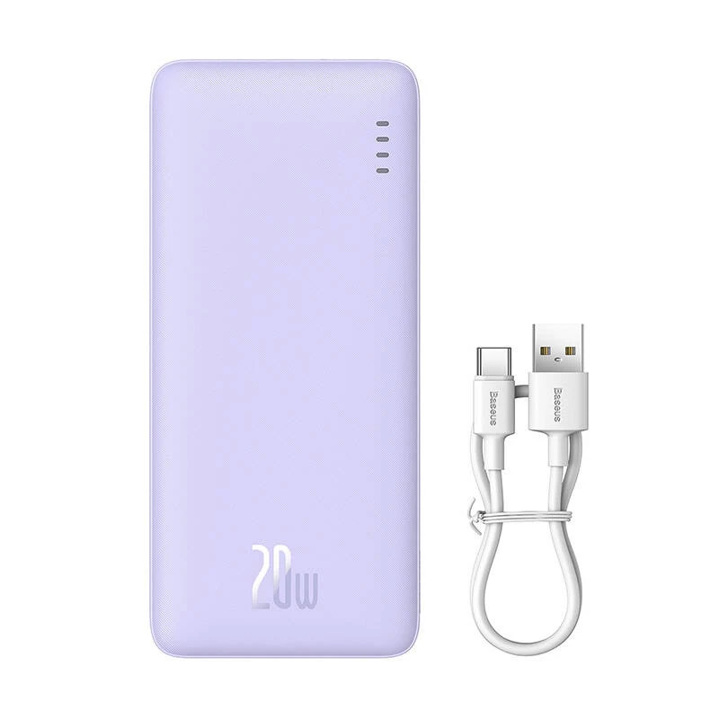 Baseus Airpow - 20 000 mAh 20W Power Bank (Violeta)