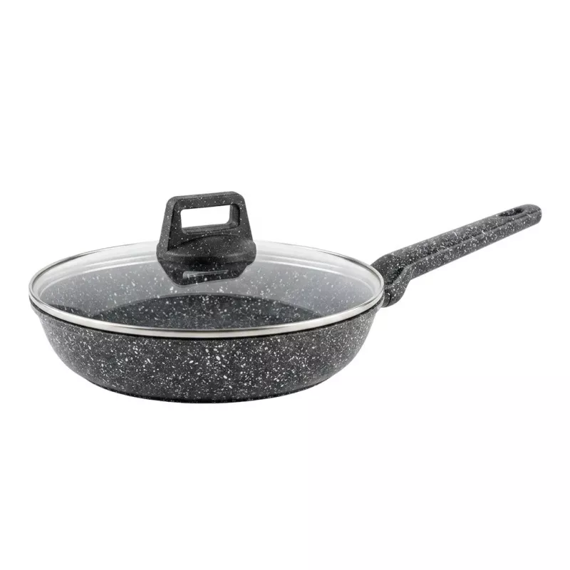 Extralink Home SF-1129-20CM Granīta nepiedegoša panna 20 cm 1.2 L Melna