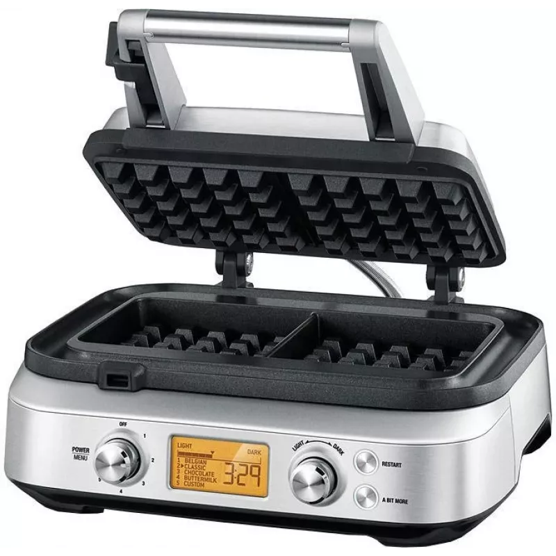 Sage SWM620BSS4EEU1 Smart Waffle Pro Beļģu vafeļu gatavotājs, 1000W, matēts nerūsējošais tērauds