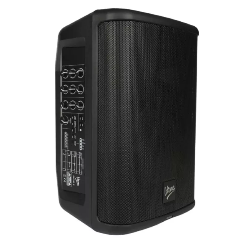 V-TONE ALPHA 8 Active Battery Column PA System ar iebūvētu mikseri, 300W RMS, 8 inch zemfrekvenču skaļrunis, Bluetooth, USB/SD, reverb