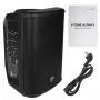 V-TONE ALPHA 8 Active Battery Column PA System ar iebūvētu mikseri, 300W RMS, 8 inch zemfrekvenču skaļrunis, Bluetooth, USB/SD, reverb