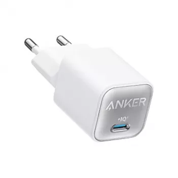 Anker 30W GaN Lādētājs PD 3.0 USB-C Balts (A2698G21)