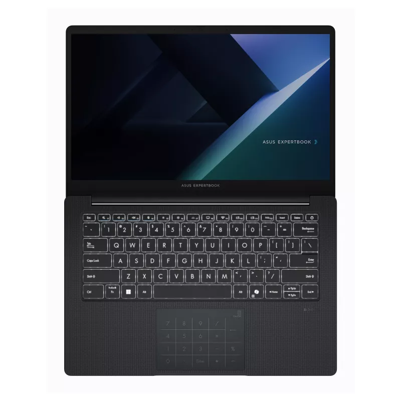 ASUS ExpertBook BM1 BM1403CDA-S61825X klēpjdators, 14 collu Full HD IPS, AMD Ryzen 5 150, 16GB DDR5, 512GB SSD, Windows 11 Pro, vācu QWERTZ tastatūra