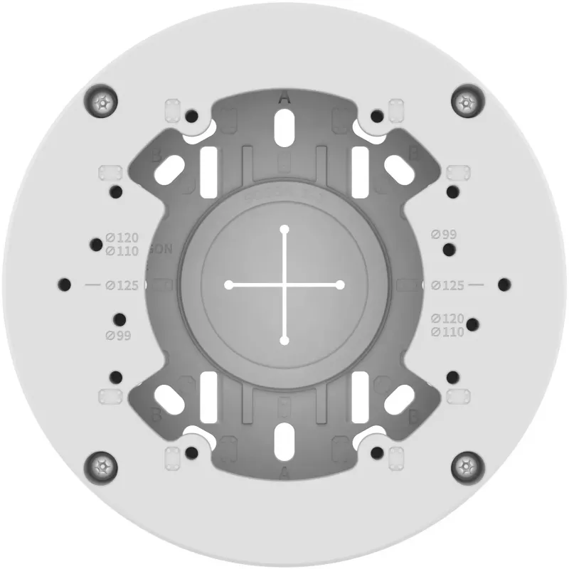 Hanwha Vision SBV-140BW Savienojuma kārba - alumīnijs - balts - QNV-C8083R/C9083R, QND-7012R/22R/82R, QNE-8011R
