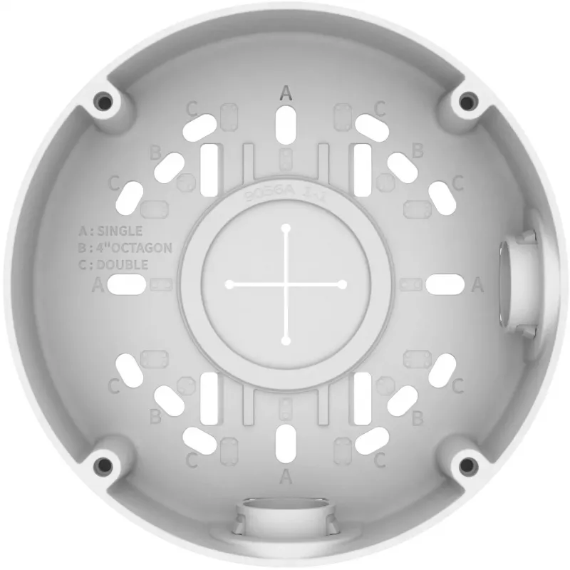 Hanwha Vision SBV-140BW Savienojuma kārba - alumīnijs - balts - QNV-C8083R/C9083R, QND-7012R/22R/82R, QNE-8011R
