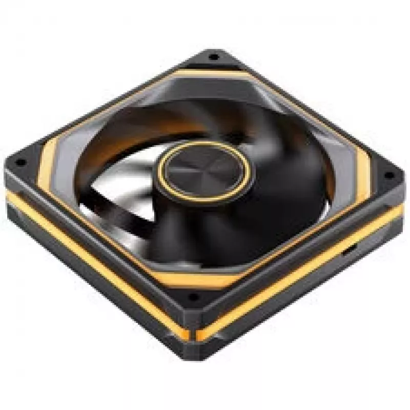 Jonsbo XA-120 120mm PWM ARGB ventilators, melns