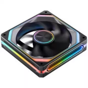 Jonsbo XA-120 120mm PWM ARGB ventilators, melns