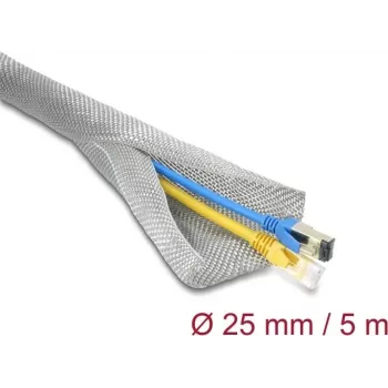 Delock Pinīta uzmava EMC ekranēšanai, pašslēdzoša, 5 m x 25 mm (20995)