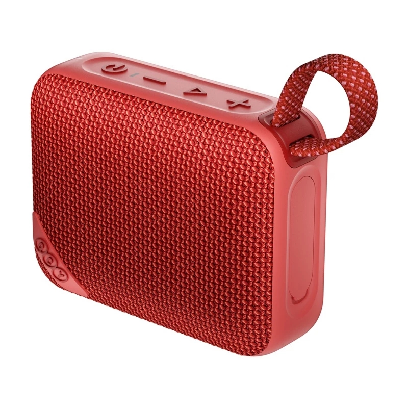 QCY SP2 portatīvais Bluetooth skaļrunis (sarkans) - IP67 ūdensizturīgs, RGB apgaismojums, TWS stereo