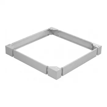 EFB-ELEKTRONIK Pamatne 800x1000mm skapim, 100mm augstums, Pelēka (RAL 7035) PEL-SOK80VV.GR