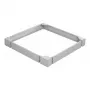 EFB-ELEKTRONIK Pamatne 800x1000mm skapim, 100mm augstums, Pelēka (RAL 7035) PEL-SOK80VV.GR