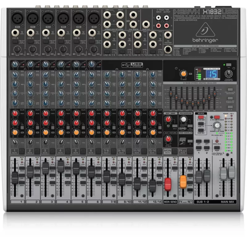 Behringer X1832USB Audio Mixer 18 Channels