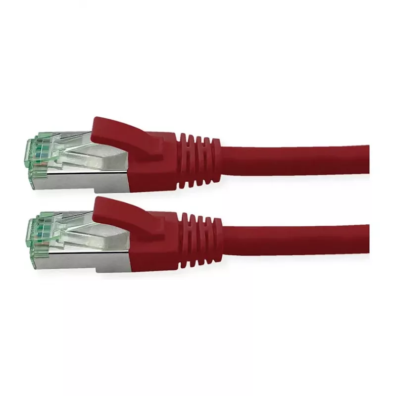 ROLINE RM Patch Cable Cat.6A S/FTP (PiMF), Red, 3 m