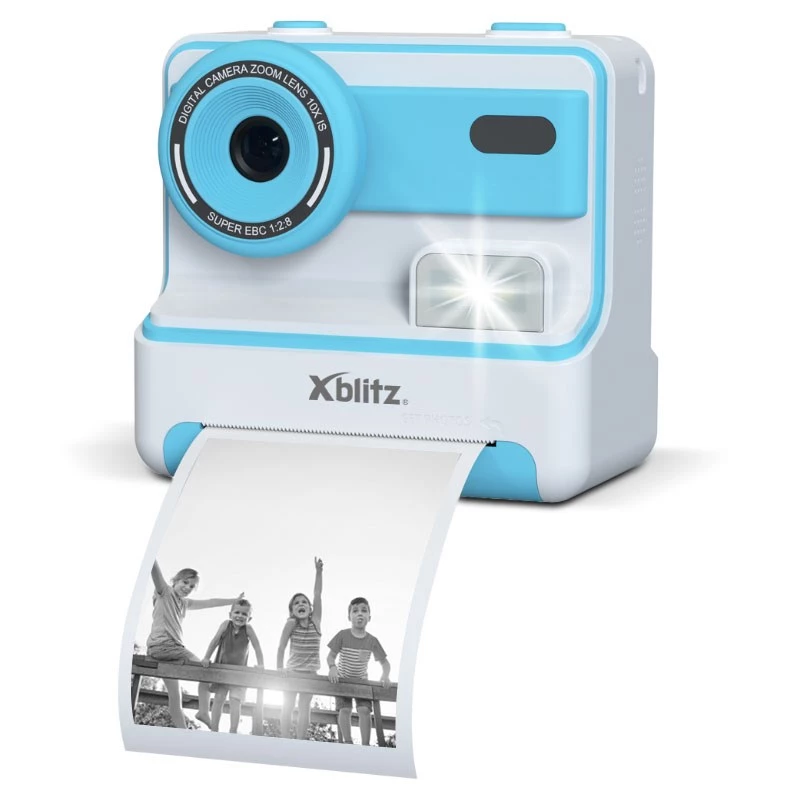 XBLITZ FLASH BLUE Momentānā kamera ar termoprinteri bērniem