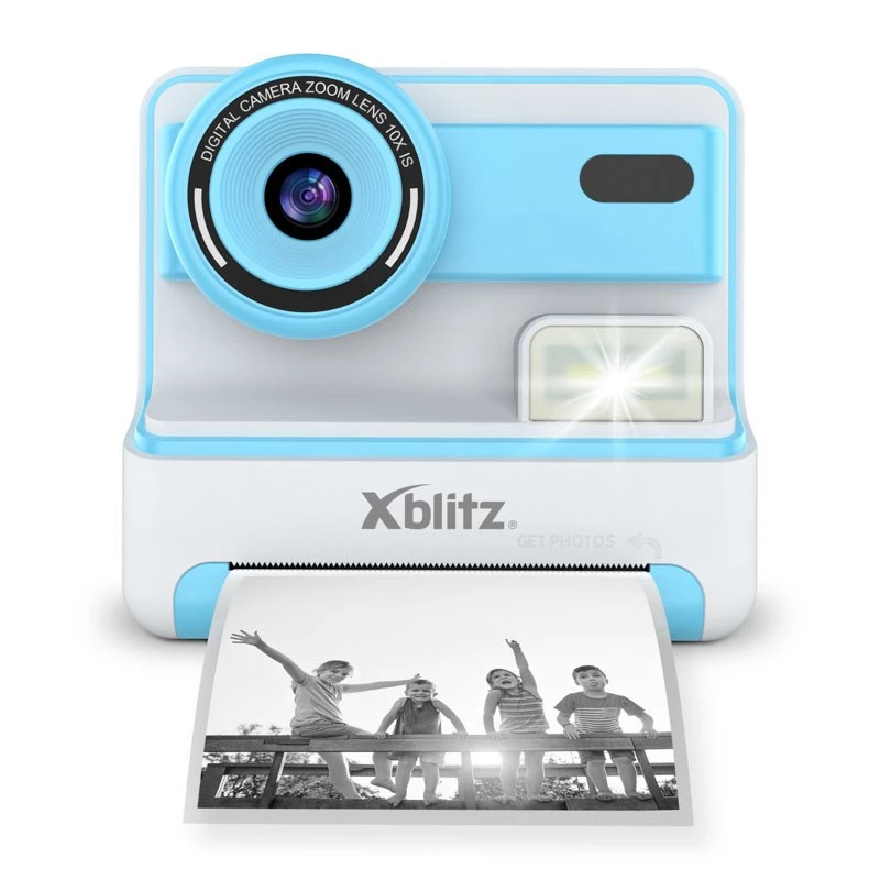 XBLITZ FLASH BLUE Momentānā kamera ar termoprinteri bērniem