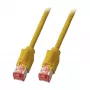 EFB-Elektronik RJ45 Patch Cable Cat.5e S/UTP PUR TM21 Drag Chain Compatible Yellow 1.5m