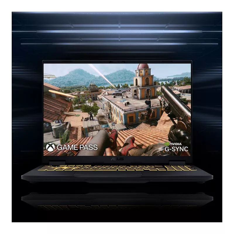 ASUS TUF Gaming F16 FX608JMI-TU290W 16 inch WUXGA 165Hz Gaming Laptop, Intel Core i7-14650HX, 16GB DDR5, 1TB SSD, NVIDIA GeForce RTX 4060, Windows 11 Home, German QWERTZ Keyboard, Mecha Gray