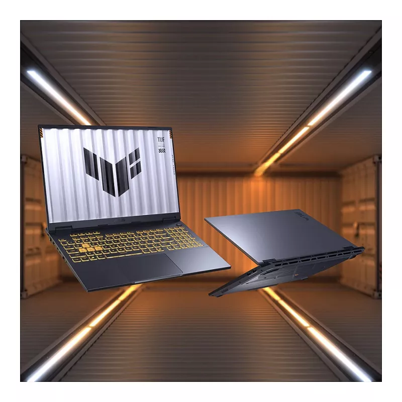 ASUS TUF Gaming F16 FX608JMI-TU290W 16 inch WUXGA 165Hz Gaming Laptop, Intel Core i7-14650HX, 16GB DDR5, 1TB SSD, NVIDIA GeForce RTX 4060, Windows 11 Home, German QWERTZ Keyboard, Mecha Gray