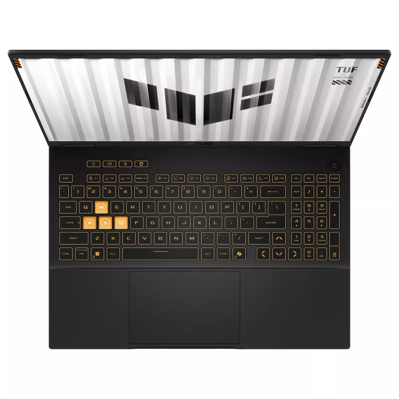 ASUS TUF Gaming F16 FX608JMI-TU290W 16 inch WUXGA 165Hz Gaming Laptop, Intel Core i7-14650HX, 16GB DDR5, 1TB SSD, NVIDIA GeForce RTX 4060, Windows 11 Home, German QWERTZ Keyboard, Mecha Gray