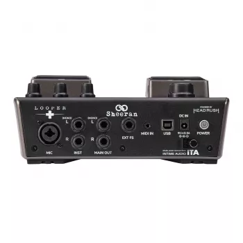 Sheeran Looper+ by HeadRush - Looper un vokāla procesors ar 2 stereo cilpas trasēm, 4 stundu ierakstu, 128 atmiņām, vokāla efektiem, 32-bit float audio