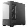 DeepCool CG380U Mid-Tower korpuss, rūdīts stikls, 3x 120mm ARGB ventilatori, melns