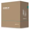 DeepCool CG380U Mid-Tower korpuss, rūdīts stikls, 3x 120mm ARGB ventilatori, melns