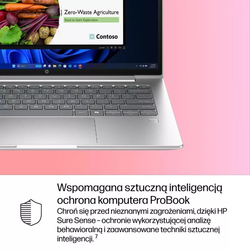 HP ProBook 4 G1i 14 Intel Core Ultra 5 225U 14 inch WUXGA 16GB 512GB SSD Windows 11 Pro Sudrabs