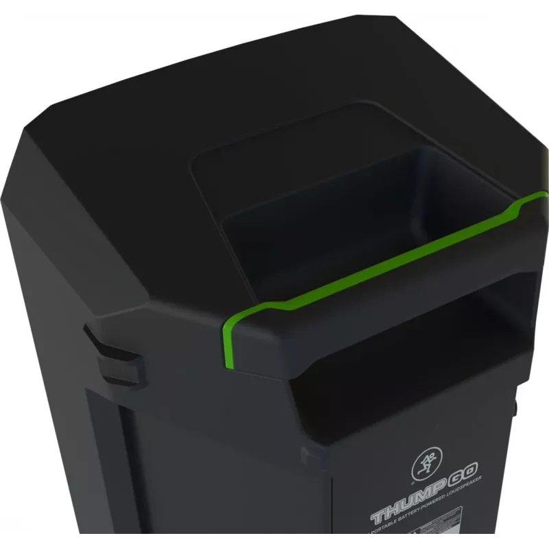 Mackie Thump GO - 8 inch portatīvs ar akumulatoru darbināms skaļrunis, 200W, Bluetooth 5.0, melns