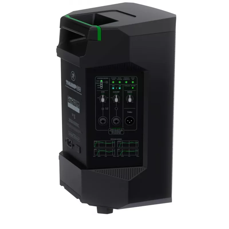 Mackie Thump GO - 8 inch portatīvs ar akumulatoru darbināms skaļrunis, 200W, Bluetooth 5.0, melns