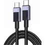 UGREEN L513 USB-C uz USB-C kabelis 240W PD3.1 480Mbps Neilona pīts alumīnija korpuss ar kabeļa saiti 3m Pelēks (45065)