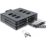 Delock 5.25 inch Wechselrahmen 6 x 2.5 inch SATA vai SAS HDD / SSD ar slēdzeni