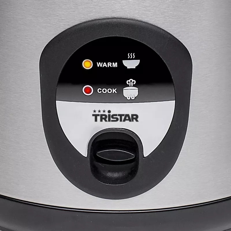 Tristar RK-6129 Rice Cooker 2.2 L Stainless Steel 900 W