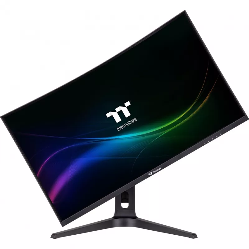 Thermaltake TGM-V32CQ 32 inch Izliekts QHD spēļu monitors, 170Hz, VA, 1500R, Melns