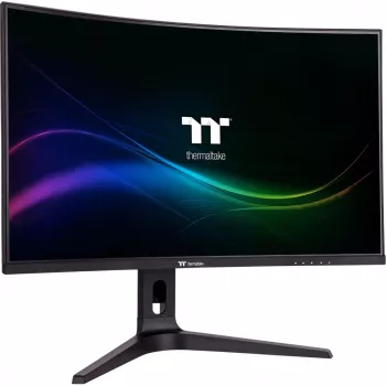 Thermaltake TGM-V32CQ 32 inch Izliekts QHD spēļu monitors, 170Hz, VA, 1500R, Melns